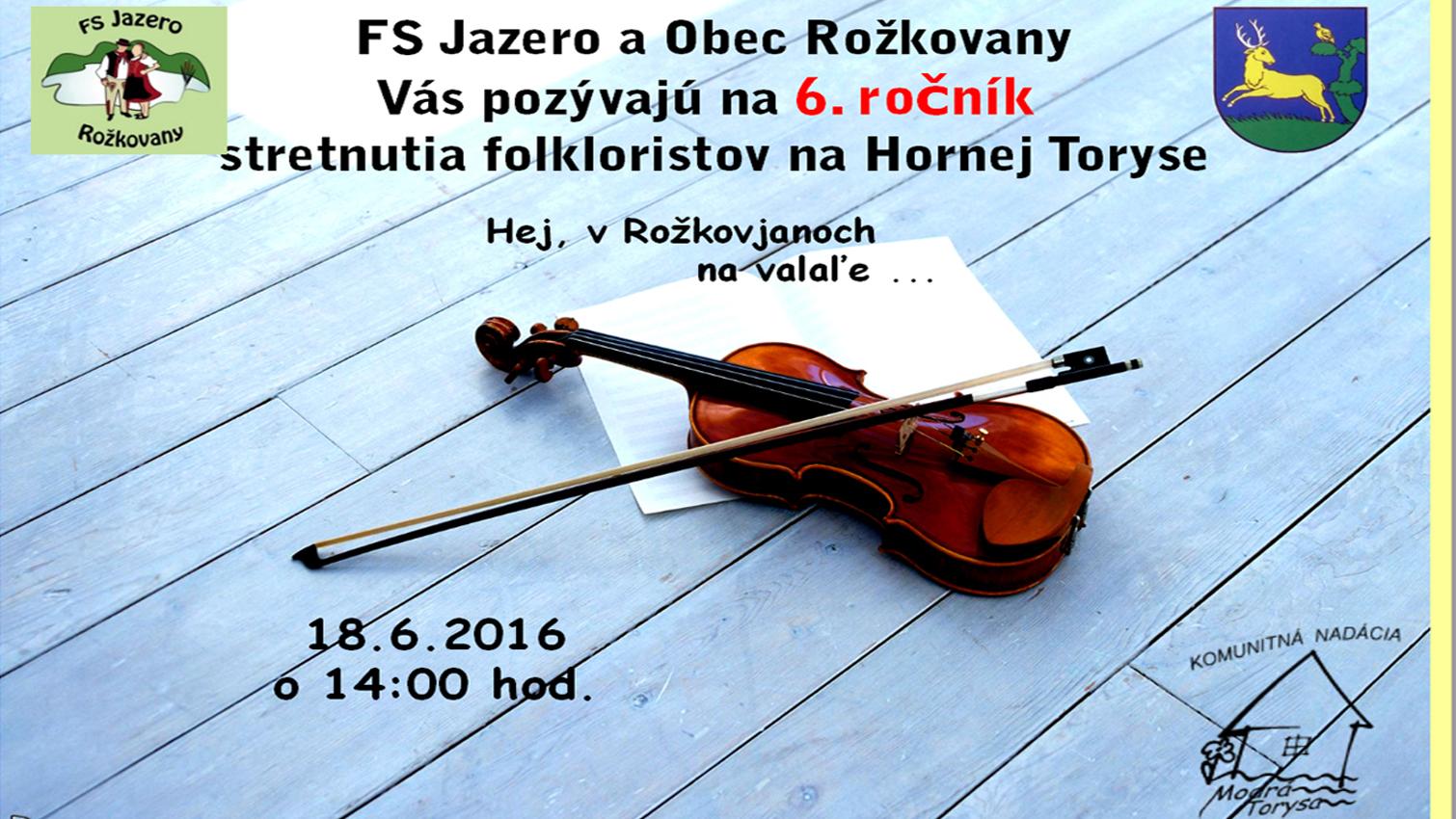 V Rožkovanoch sa predstavia folkloristi z regiónu hornej Torysy