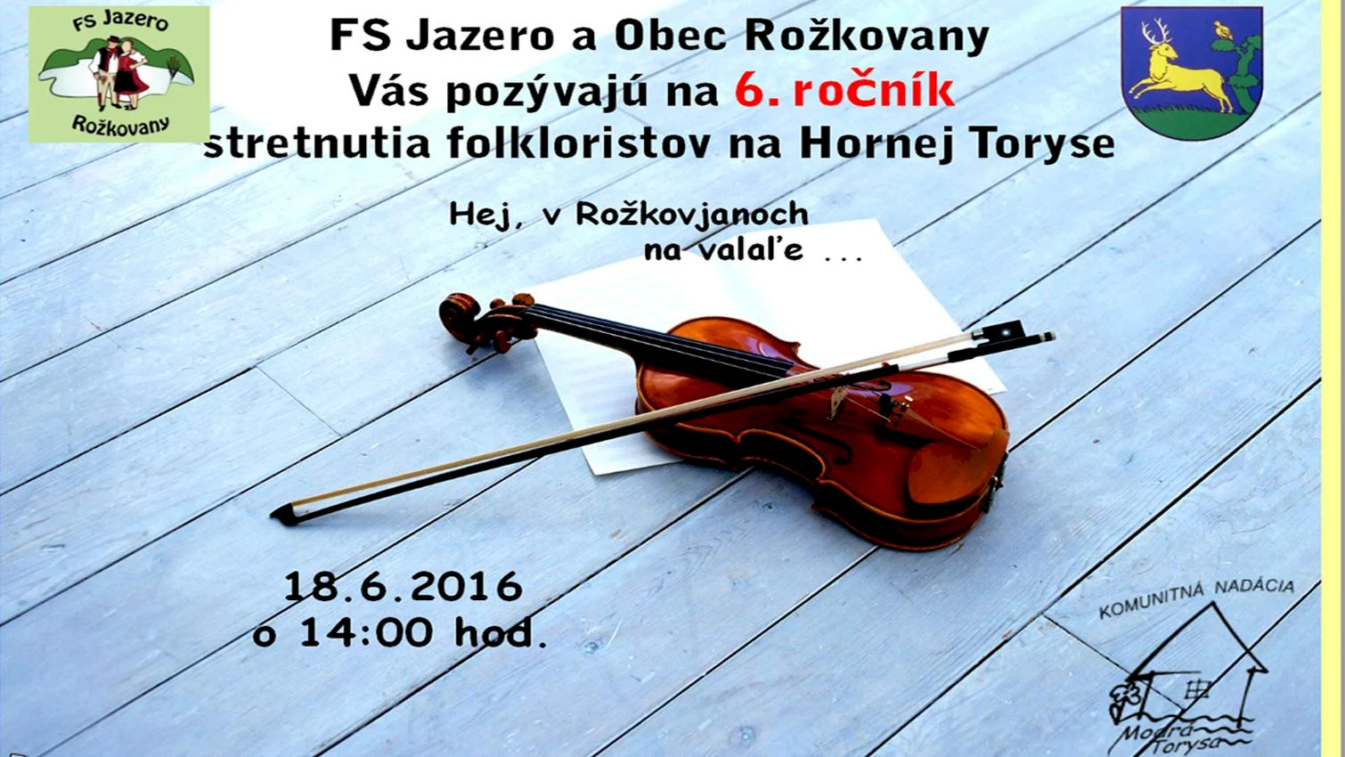 V Rožkovanoch sa predstavia folkloristi z regiónu hornej Torysy
