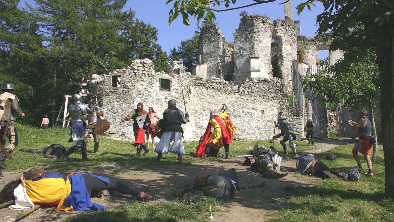 Slovenské rytierske dni 2016 na hrade Sklabiňa