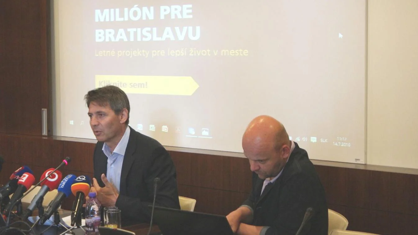 Nesrovnal: Mesto venuje Milión pre Bratislavu