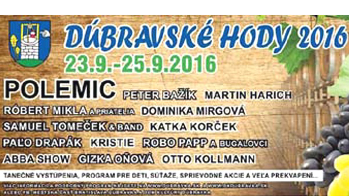 Hodové slávnosti v bratislavskom regióne sú naďalej v plnom prúde
