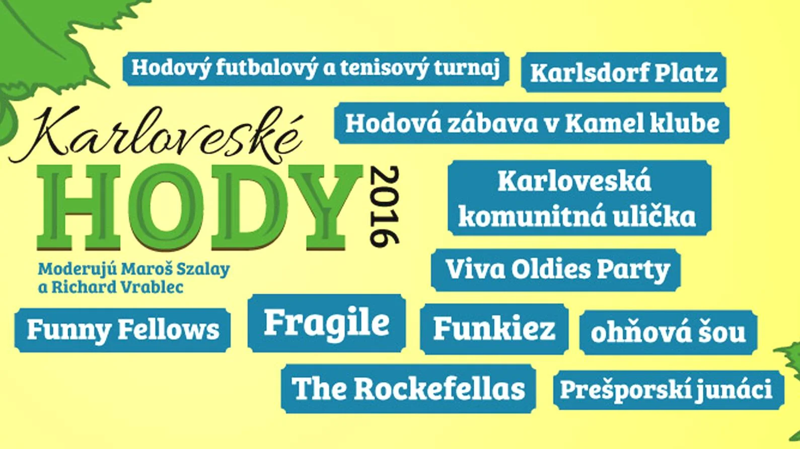 Október v bratislavskom regióne prinesie hody 