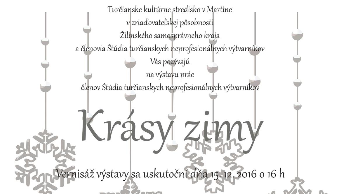 Krásy zimy - výstava výtvarných diel