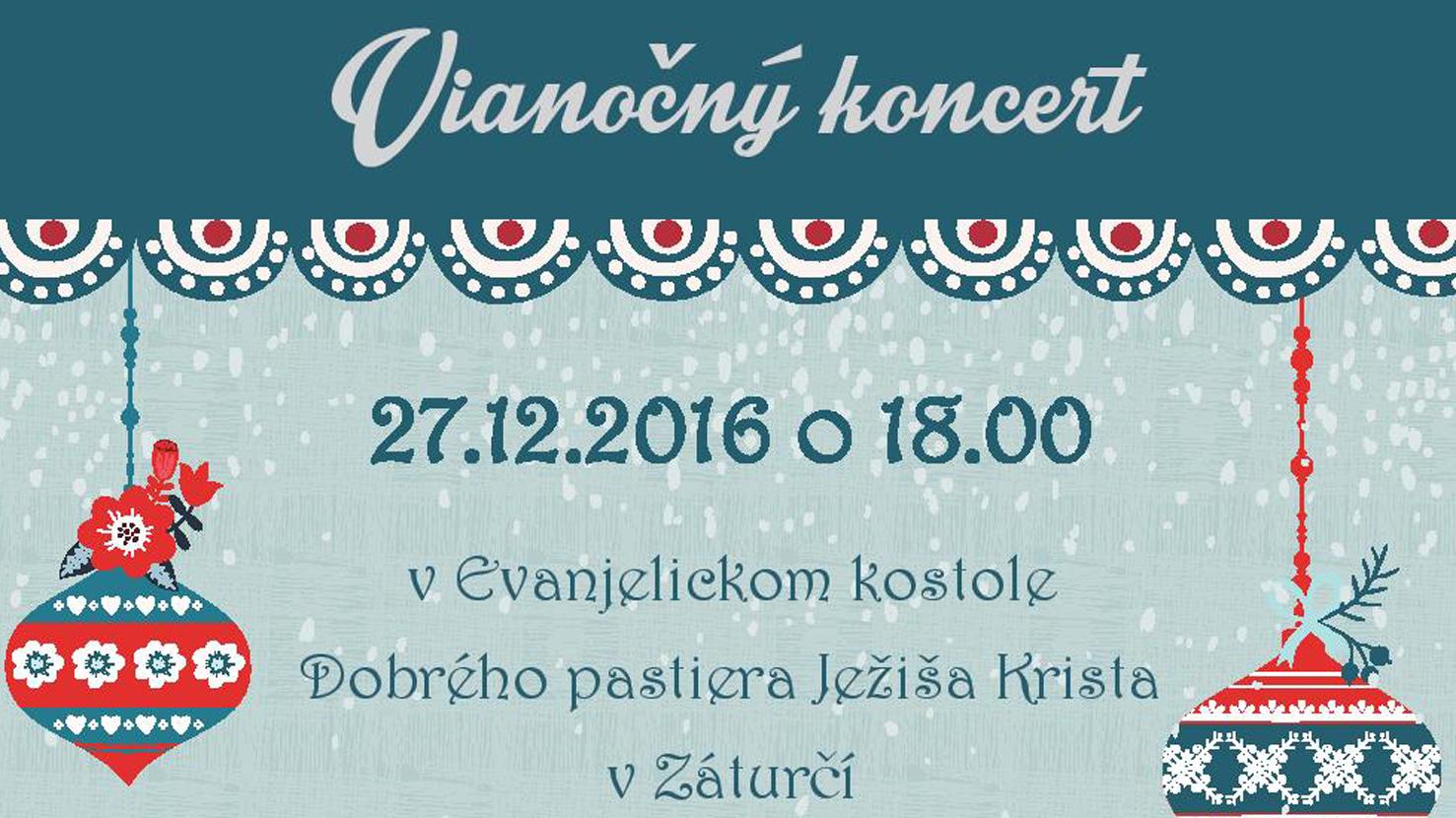 Vianočný koncert v Záturčí
