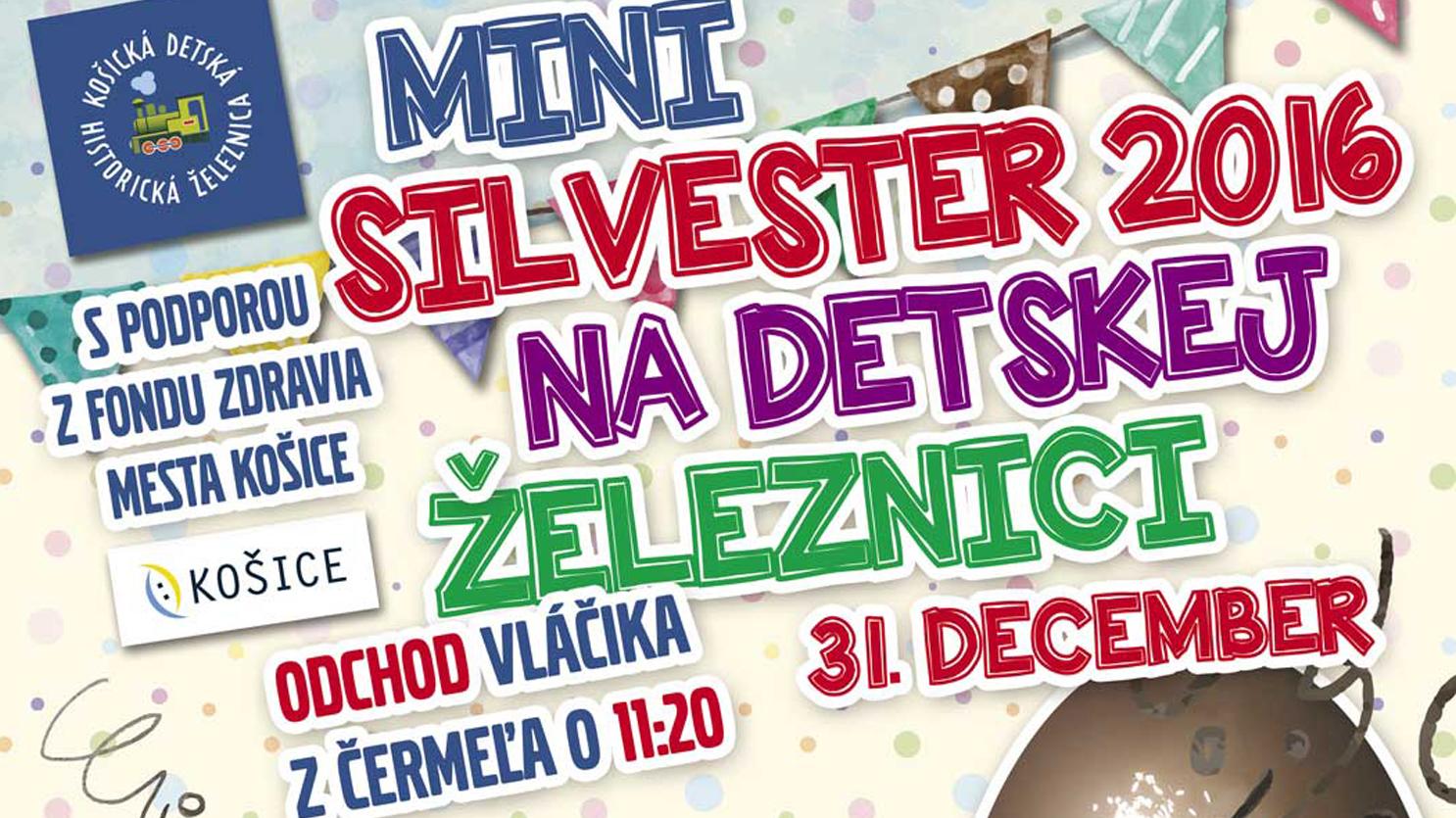 Detská železnica prvýkrát vypraví vlak aj na Silvestra