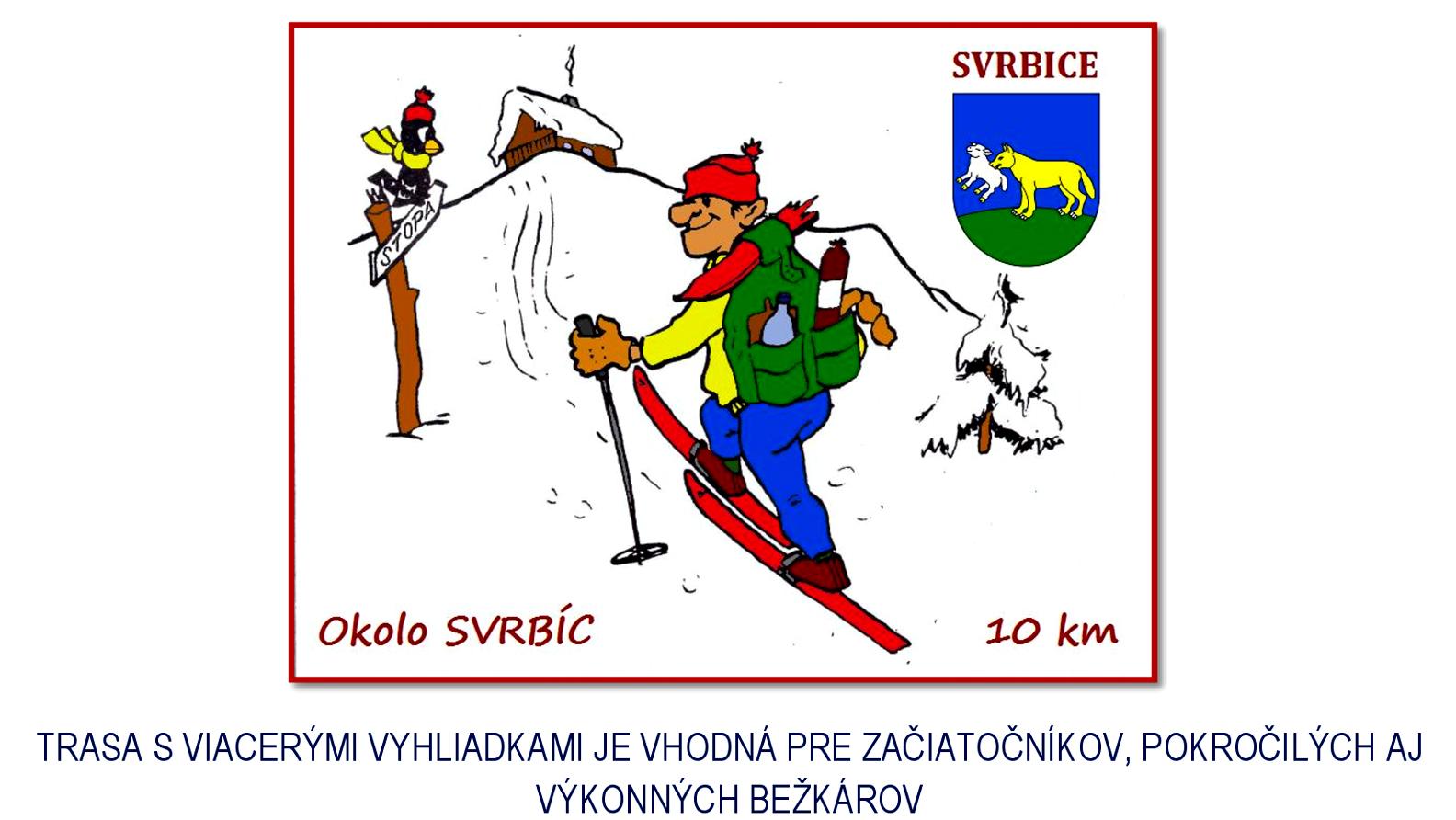 Pre bežkárov je pripravená prvá Svrbická snežná stopa 