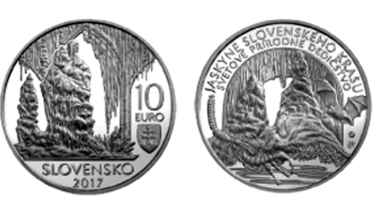 Zberateľská minca pripomína jaskyne Slovenského krasu 