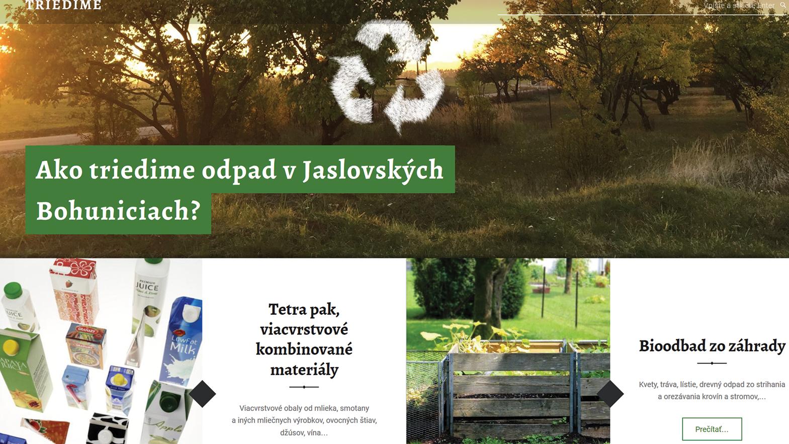  Receptár triedenia z Jaslovských Bohuníc