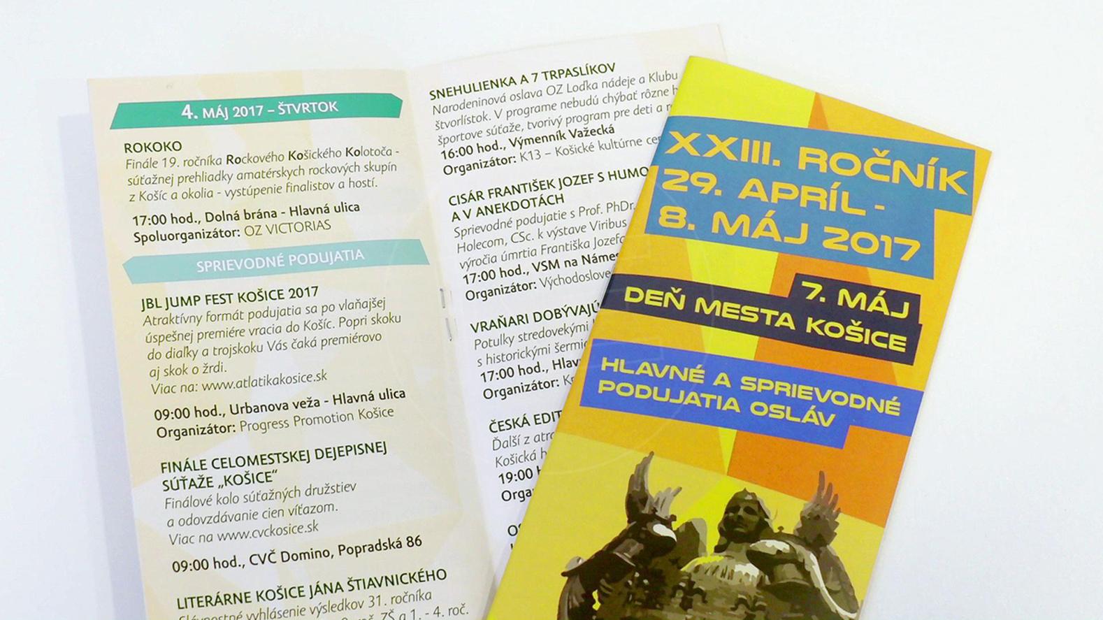 Oslavy Dňa mesta Košice 2017 sa blížia