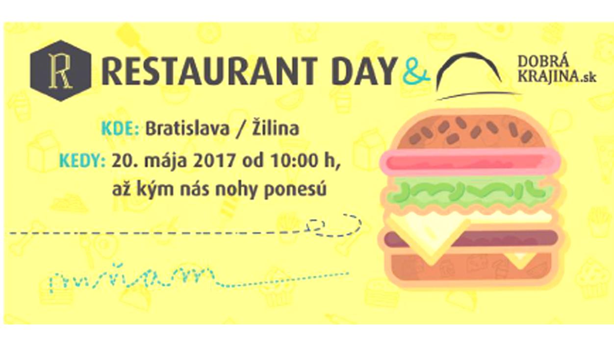 Restaurant day ponúkne dobré jedlo a pomôže aj ľuďom v núdzi 