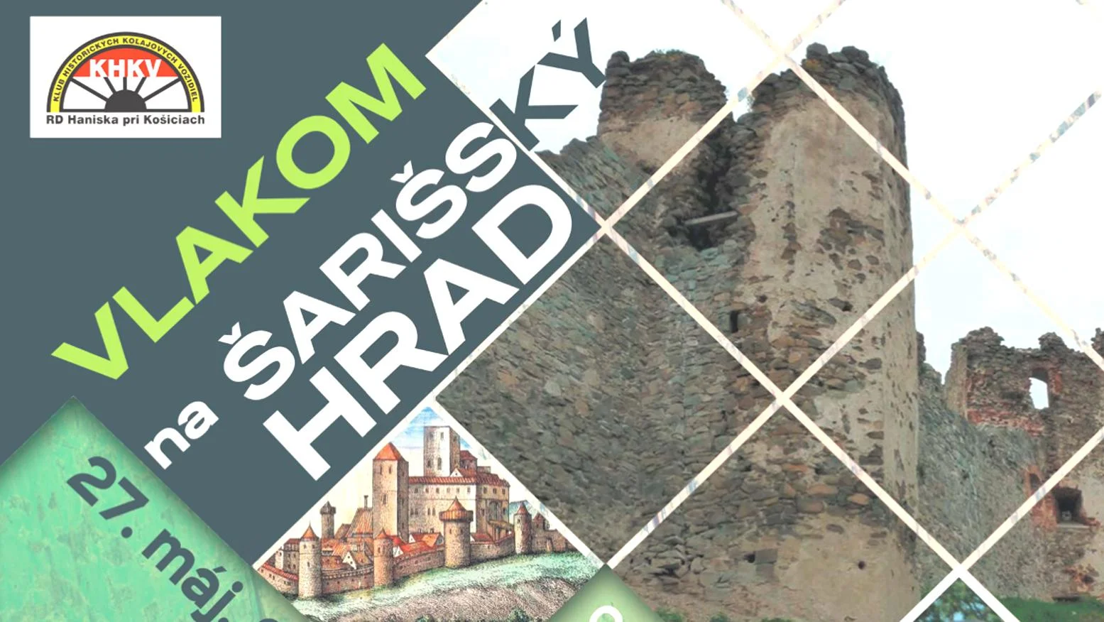 Historickým vláčikom na Šarišský hrad 