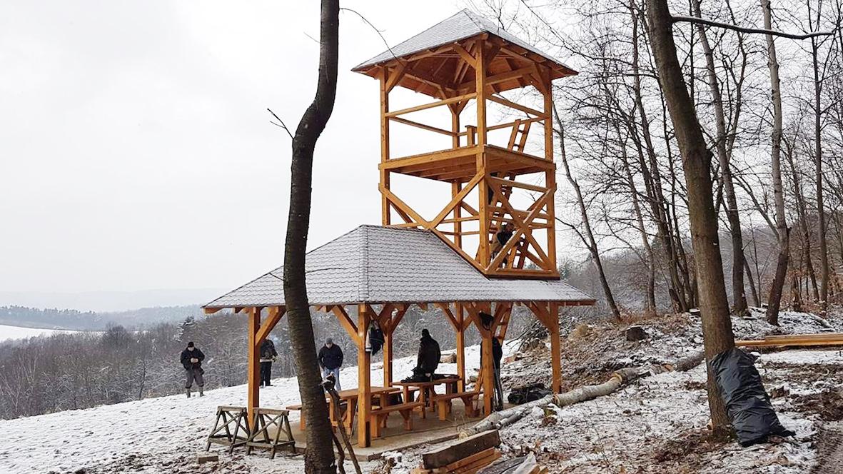 Rozhľadňa na Kamennej hore dostáva novú podobu 