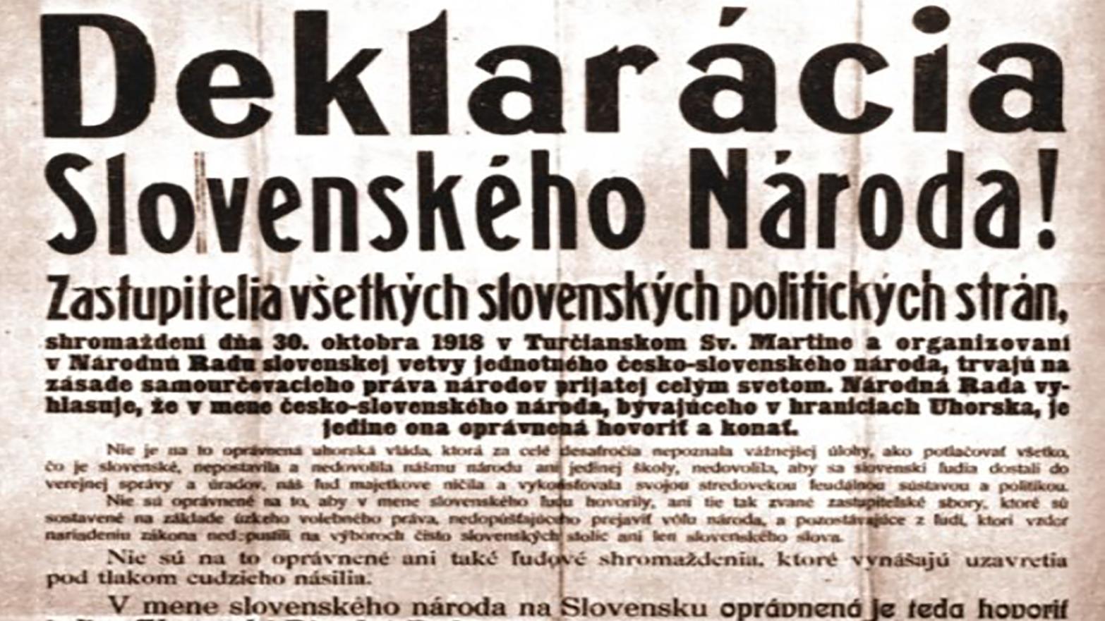 Sto rokov Československa