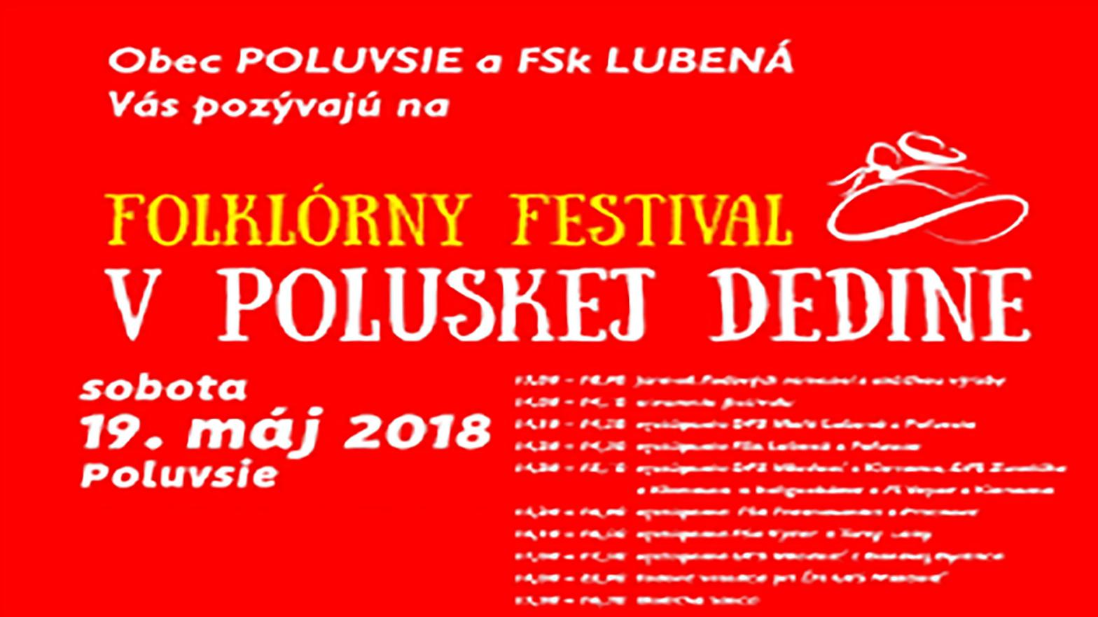 Festival V poluvskej dedine ponúkne folklór i jarmok ľudových remesiel  