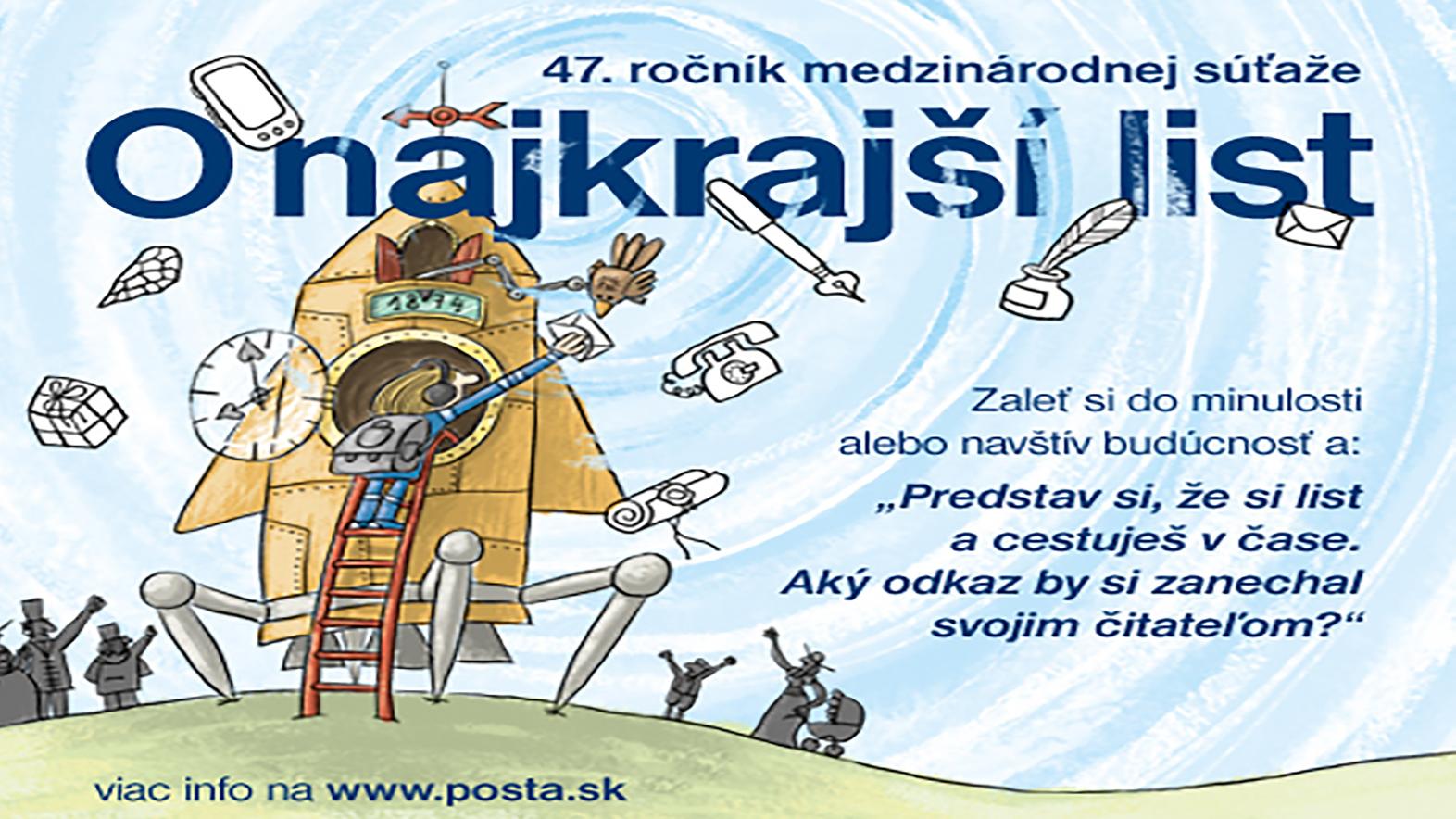 Najkrajší list v roku 2018 napísala 12-ročná Tereza Justína Vaneková