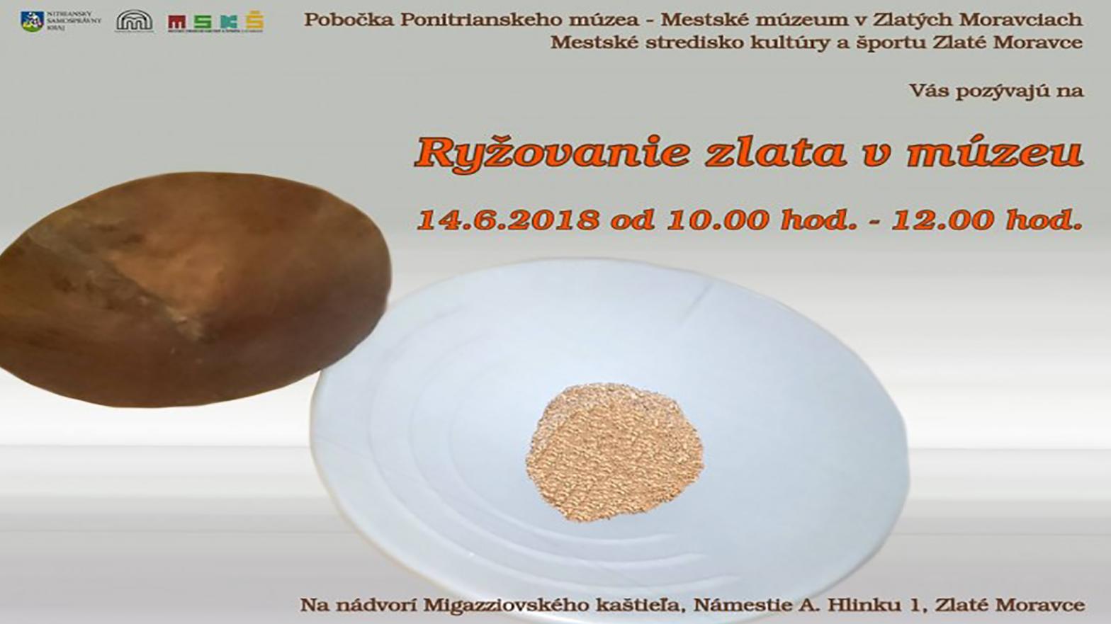 Na nádvorí Migazziovského kaštieľa sa bude ryžovať zlato