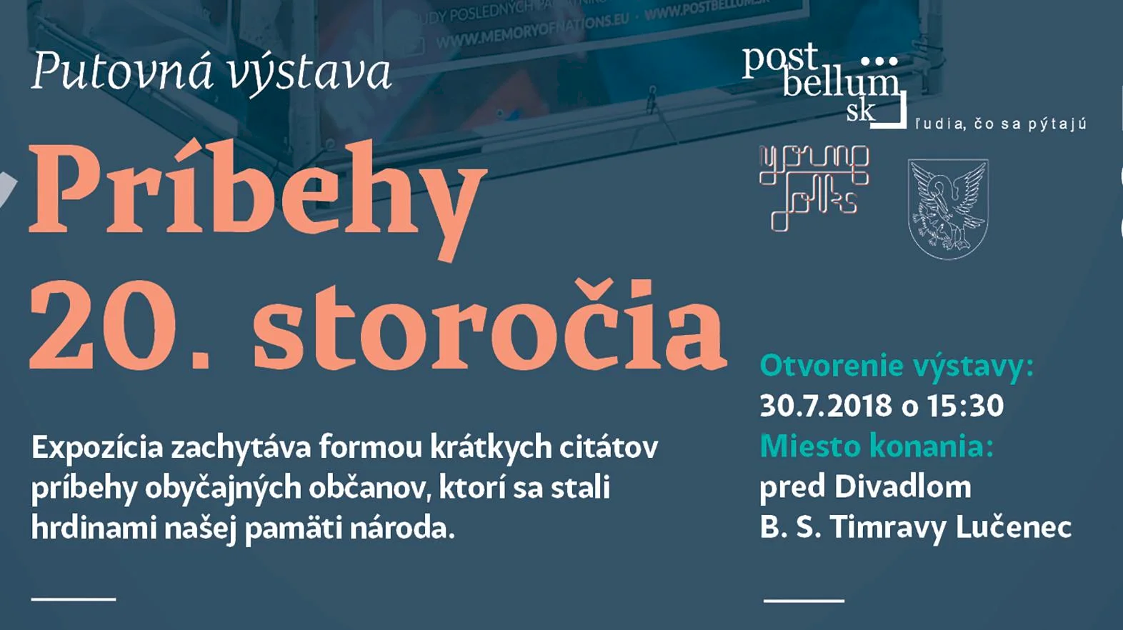 Putovná výstava Príbehy 20. storočia dorazí do Lučenca 
