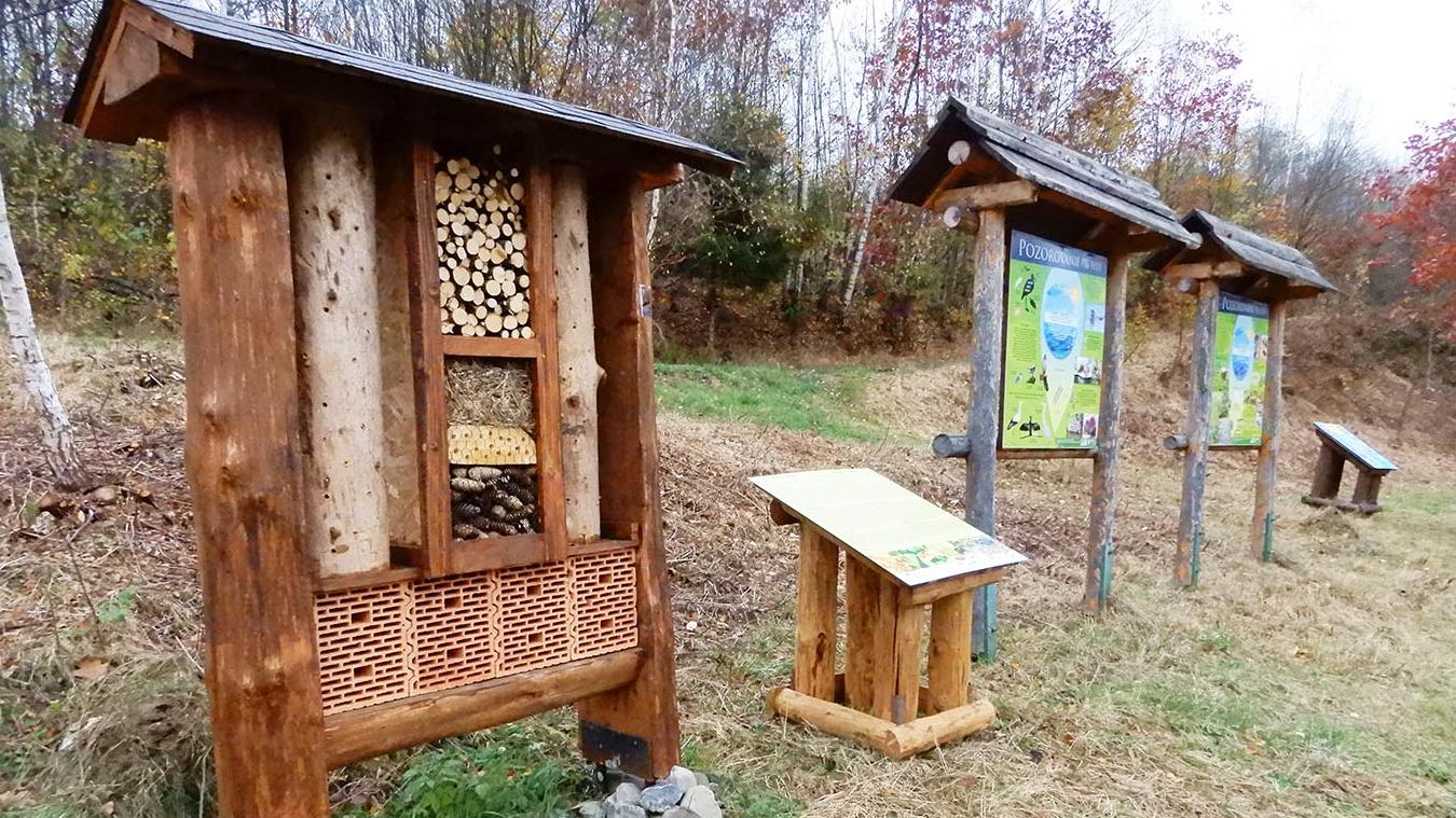  V oddychovej zóne pribudli nová útulňa i hmyzí hotel 