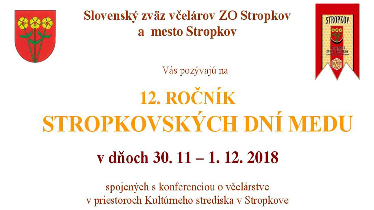 Stropkovčania chystajú tradičné Dni medu