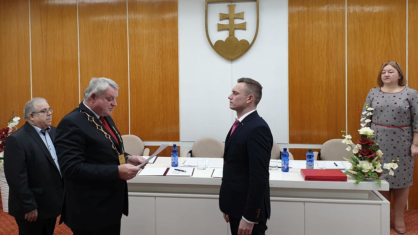Novozvolený primátor Roman Lebeda sa ujal funkcie 