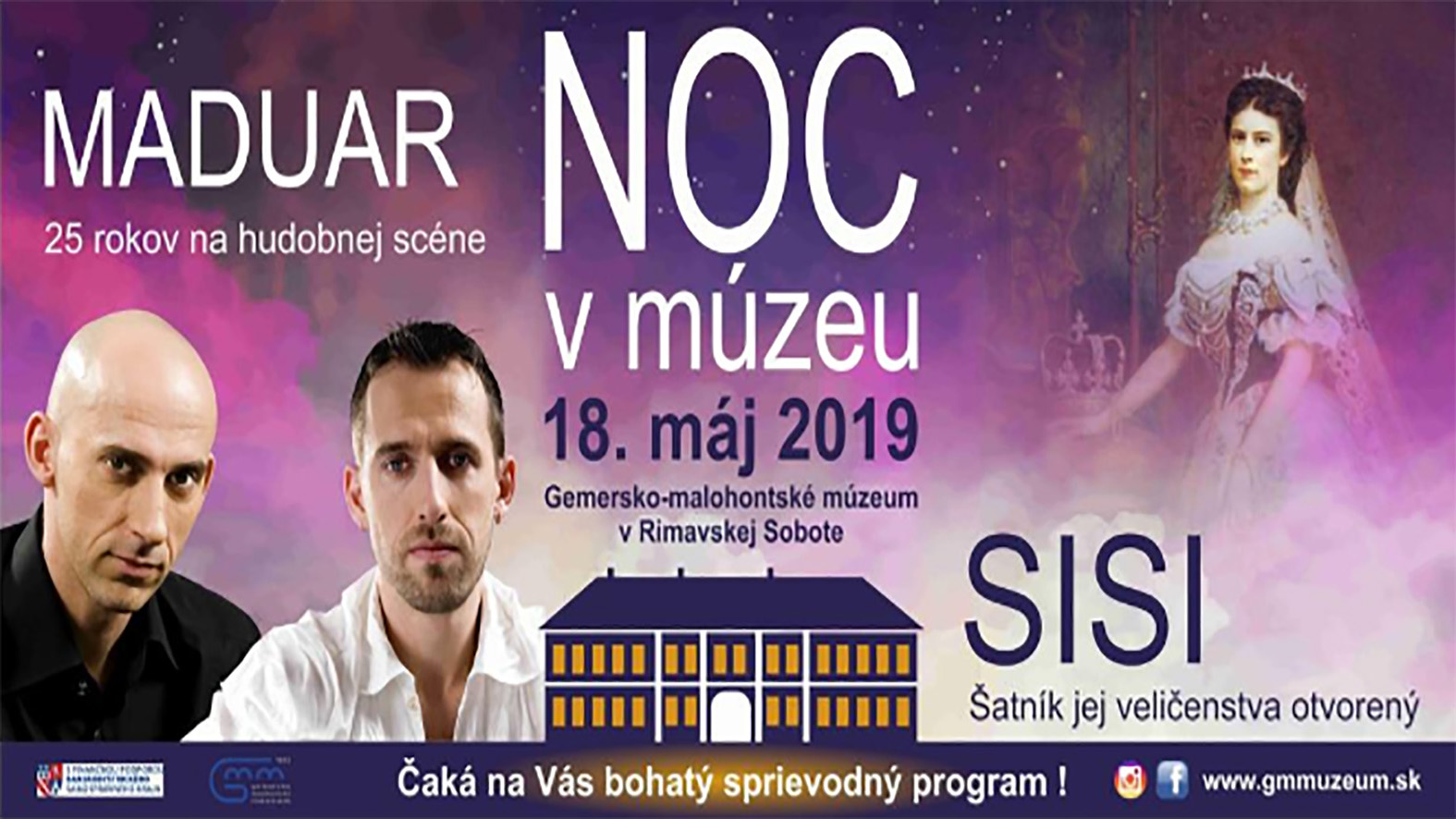 Počas Noci múzeí a galérií otvoria výstavy o Maduare a kostýmoch Sissi 