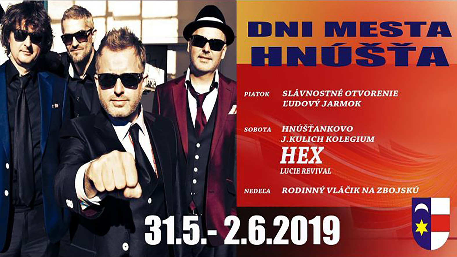 Dni Mesta Hnúšťa prinesú bezplatné koncerty i Hnúšťankovo pre deti 