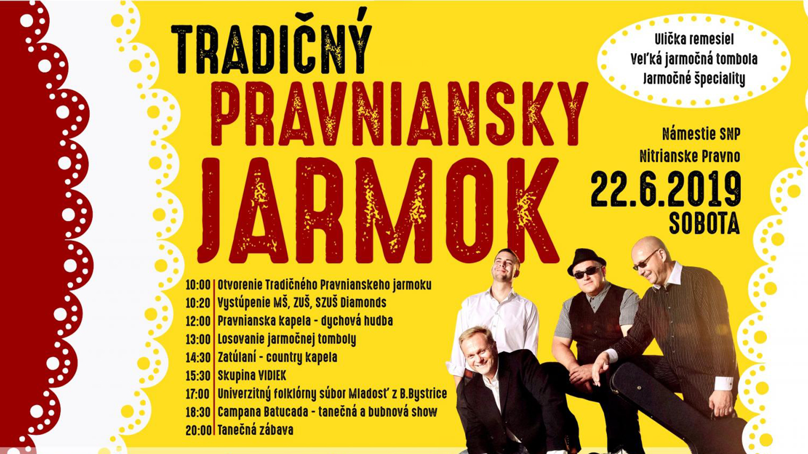 Na Tradičný pravniansky jarmok opäť vypravia aj vlaky