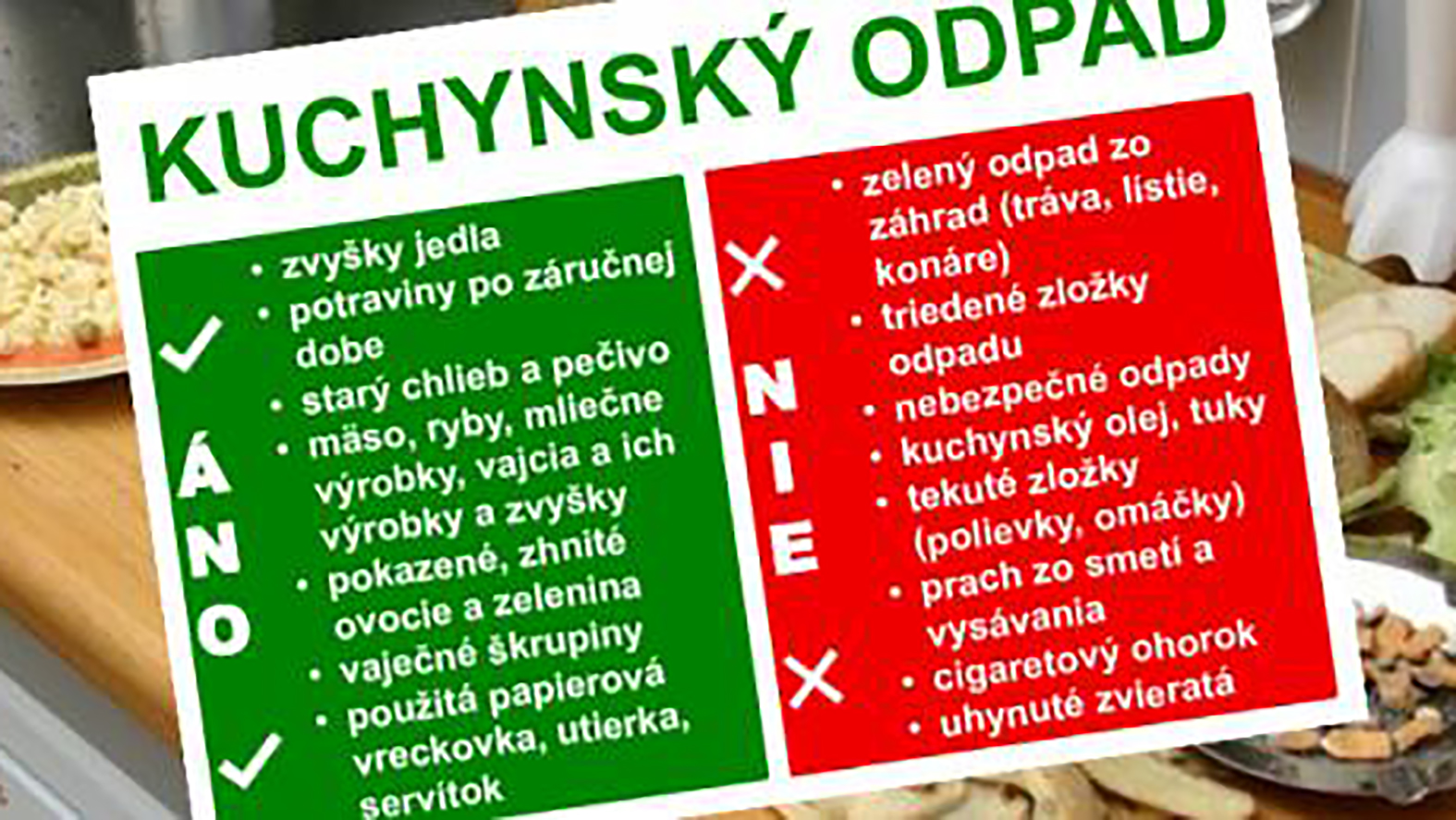 Zber kuchynského odpadu z domácností v Trnavej Hore
