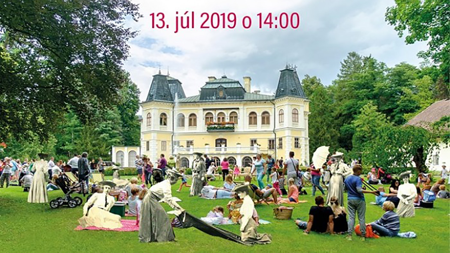 Park pri andrássyovskom kaštieli ožije v sobotu piknikom