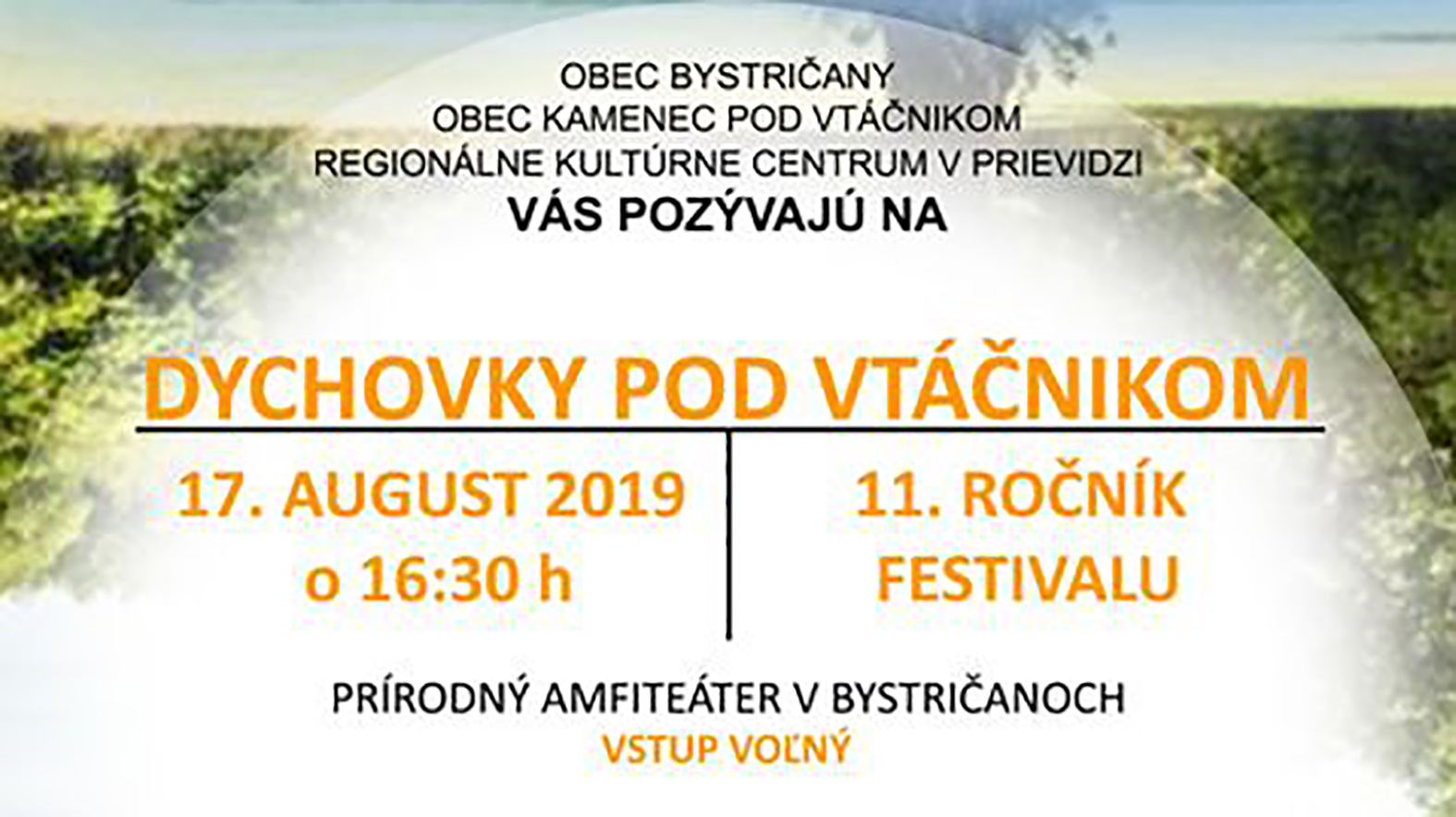 Festival dychových hudieb spod Vtáčnika budú tento raz hostiť Bystričany