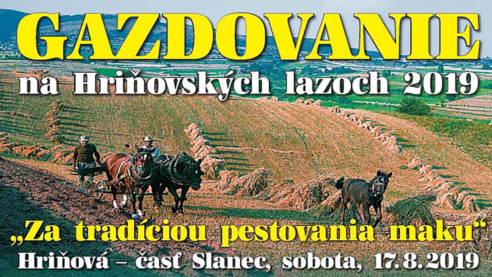 Gazdovanie na hriňovských lazoch bude o pestovaní maku