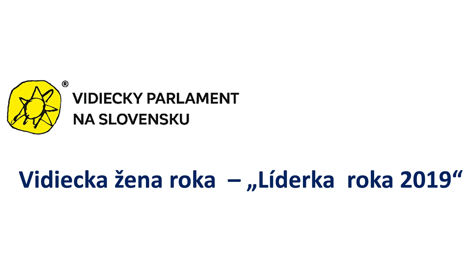 Vidiecka žena roka – „Líderka roka 2019“