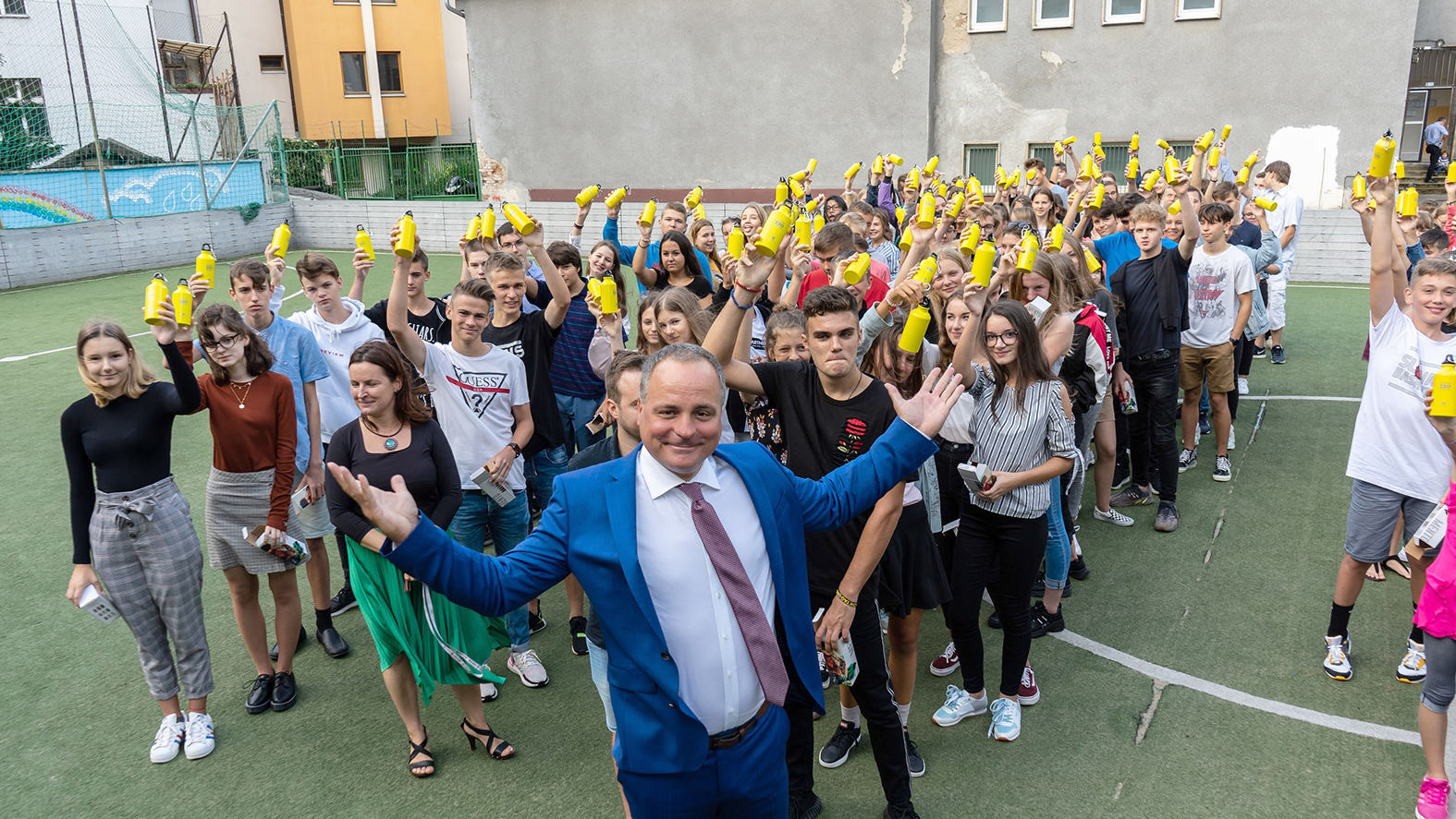 Župní prváci budú piť ekologicky