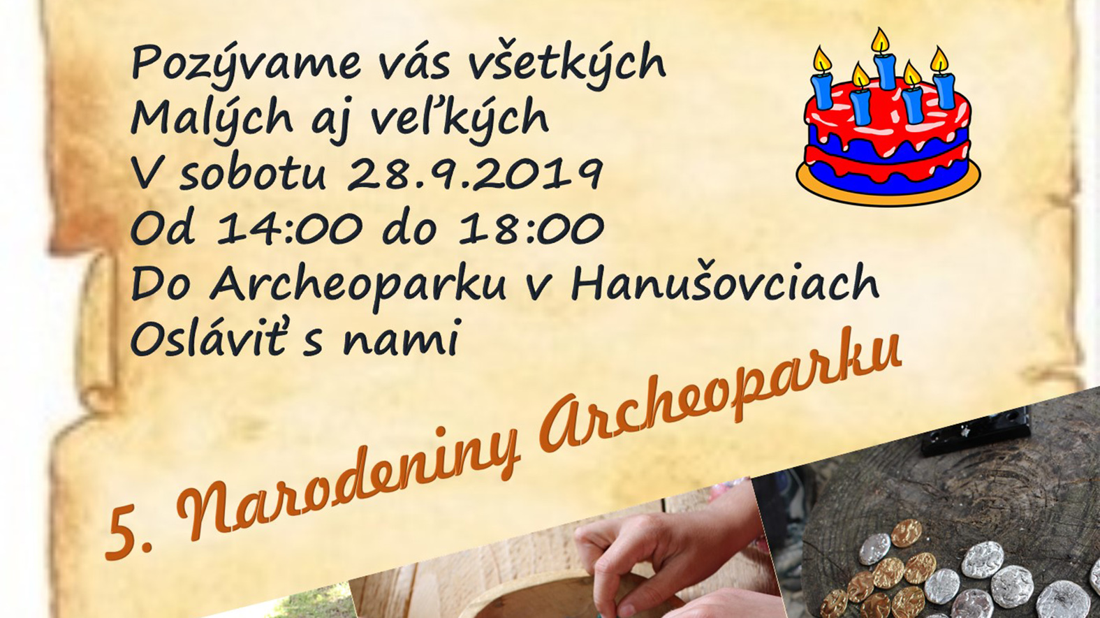 Archeopark v Hanušovciach nad Topľou oslavuje piate narodeniny