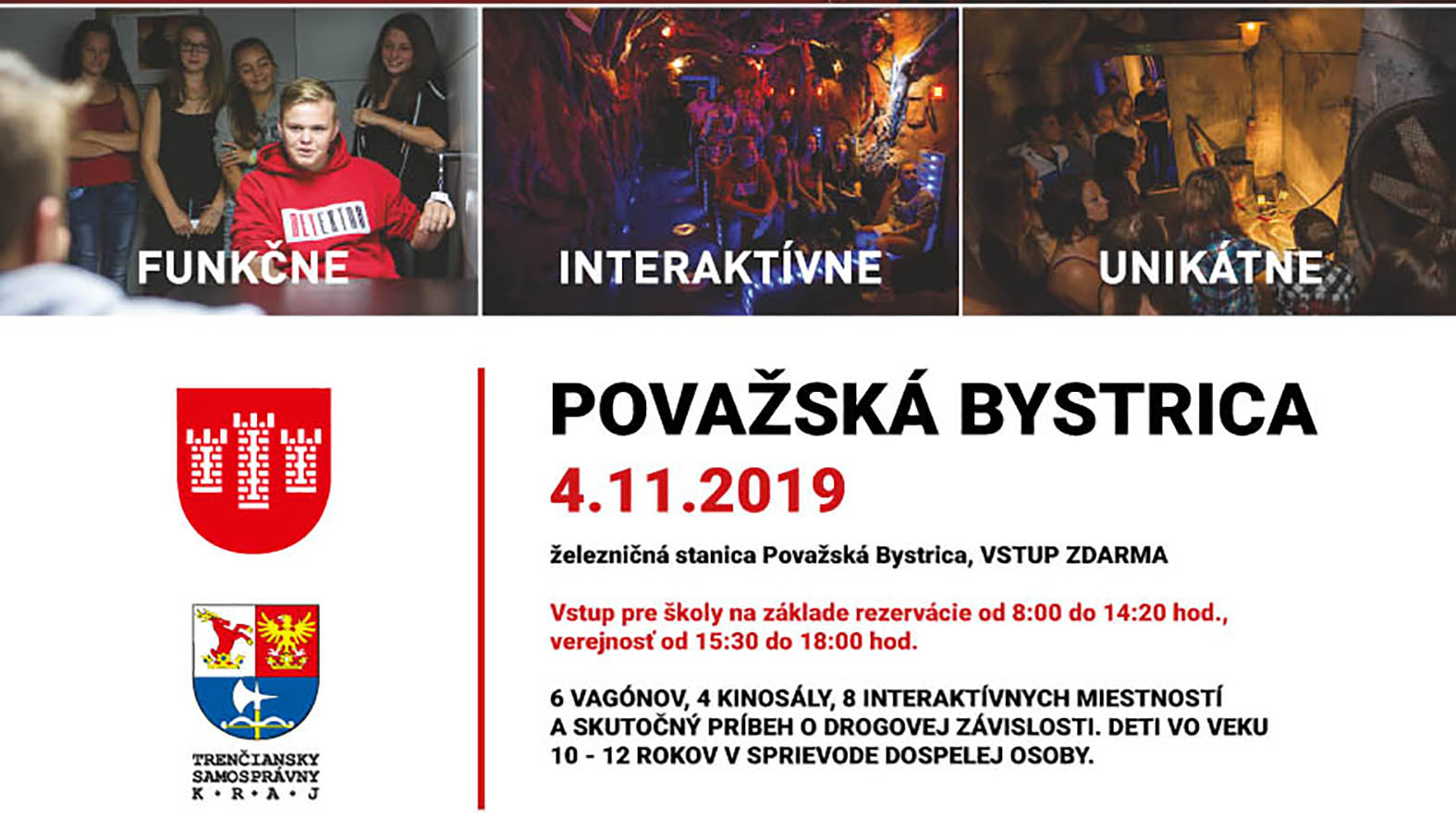 Do Trenčianskeho kraja zavíta protidrogový vlak Revolution Train