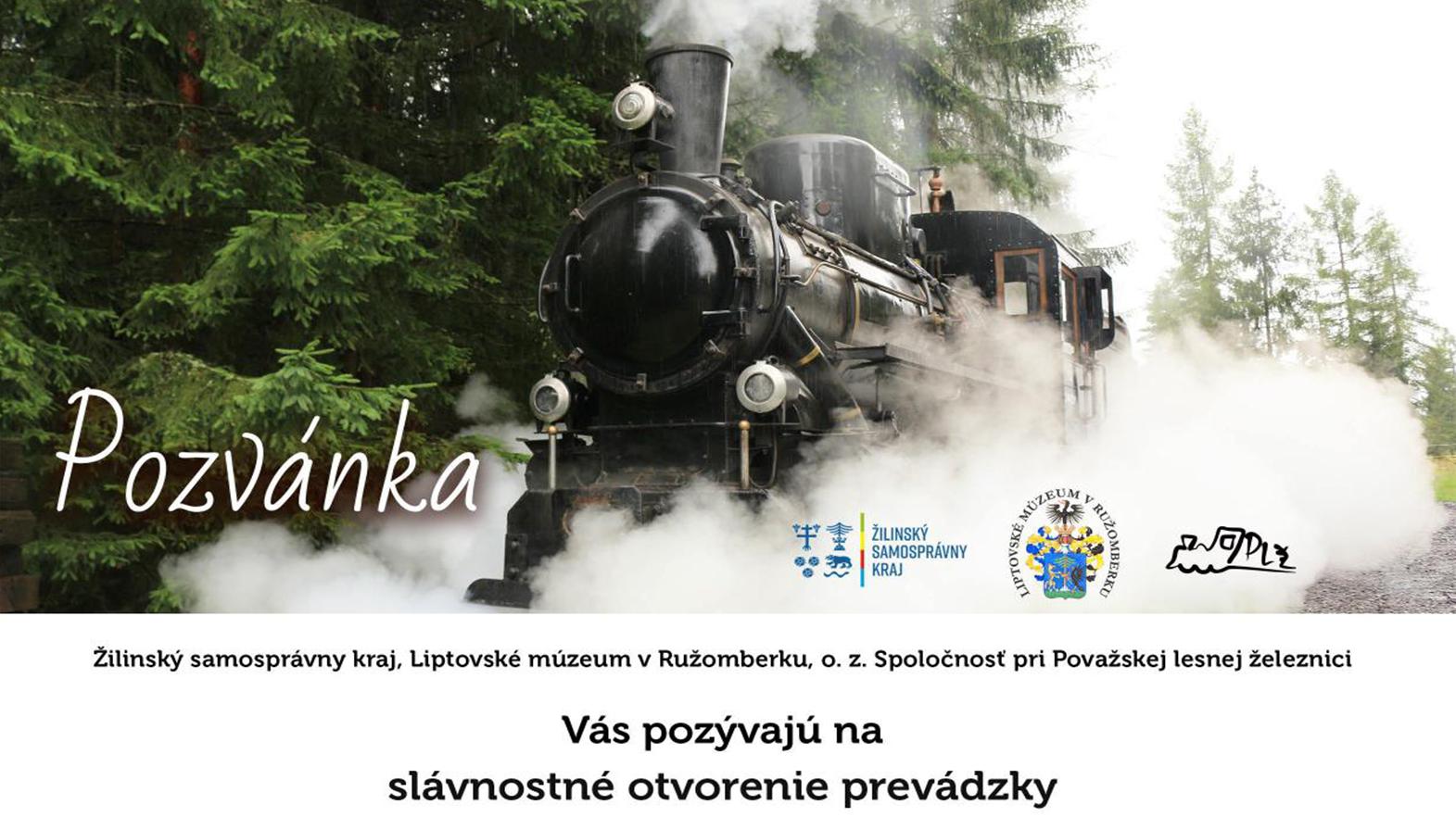 Slávnostné otvorenie Považskej lesnej železničky