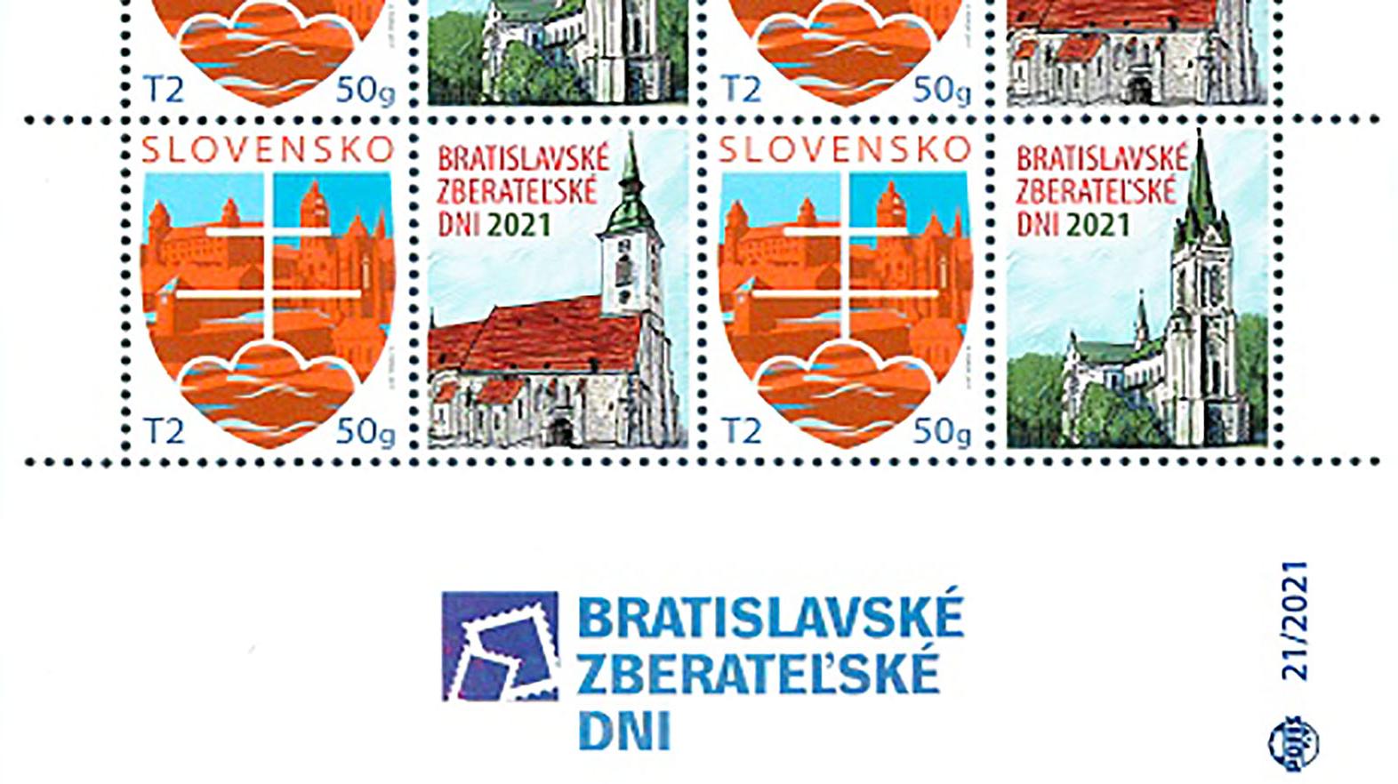Aktuálne poštové známky na Bratislavských zberateľských dňoch