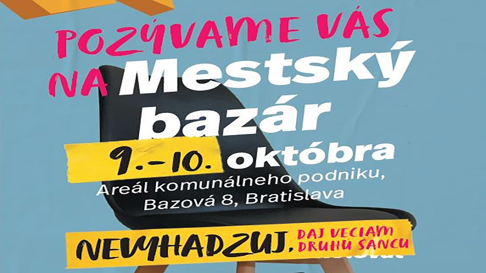 Mestský bazár ponúkne viac ako 13 ton ešte použiteľných vecí       