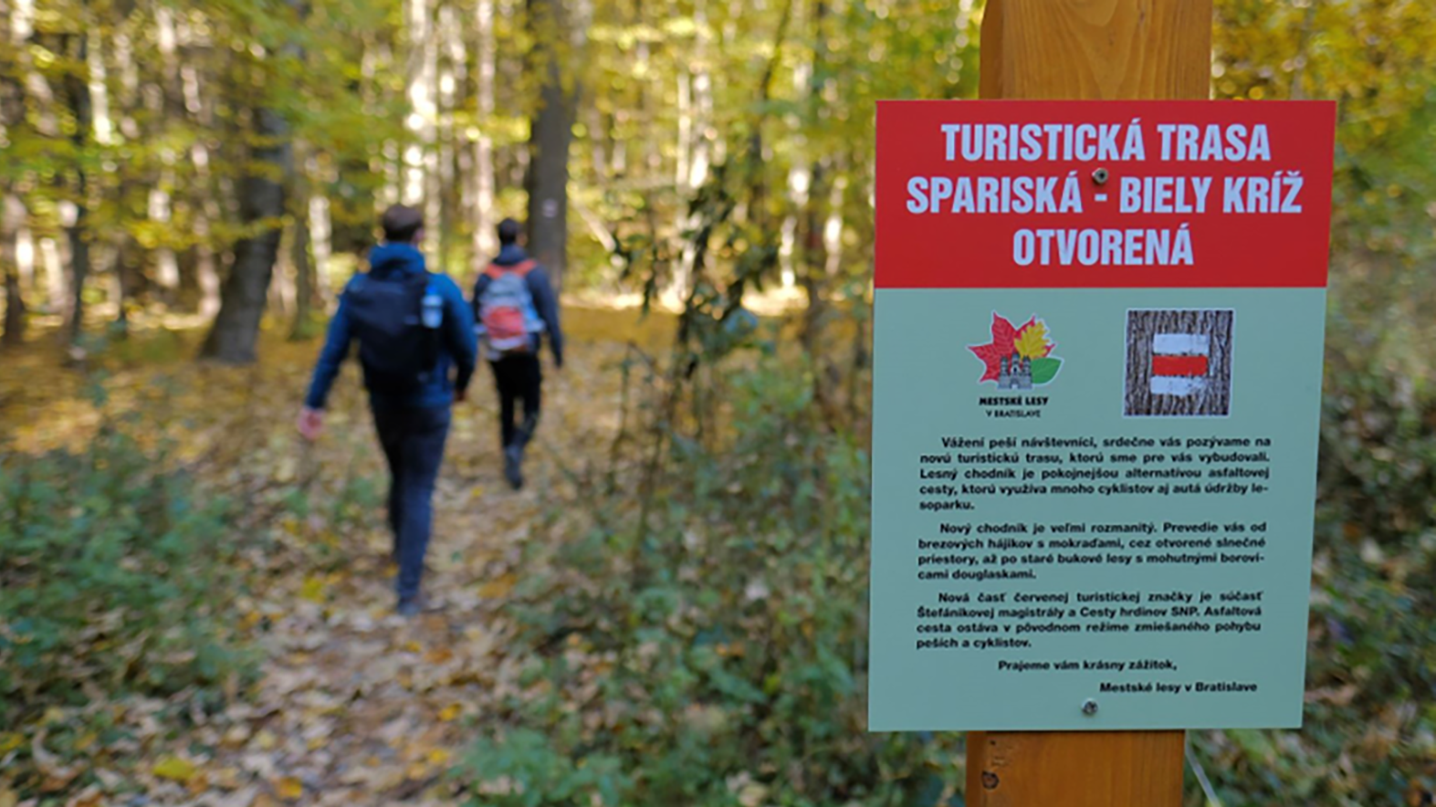 Medzi Spariskami a Bielym krížom vybudovali novú turistickú trasu