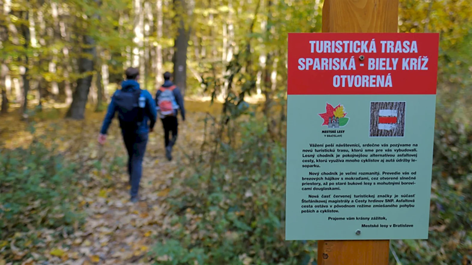 Medzi Spariskami a Bielym krížom vybudovali novú turistickú trasu