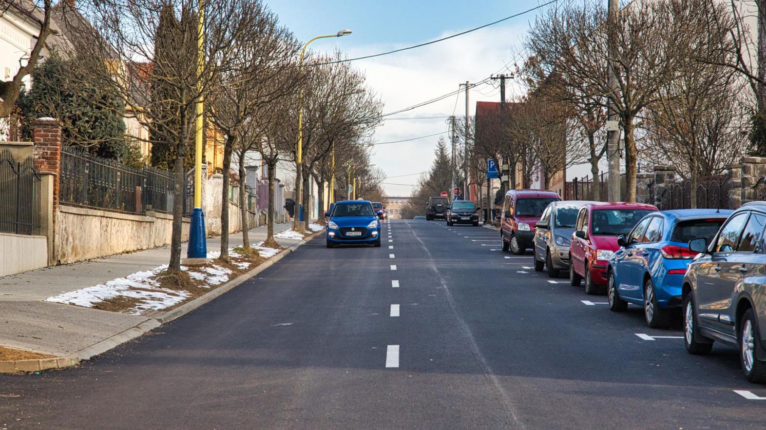 Sládkovičova ulica v Prešove je kompletne zrekonštruovaná