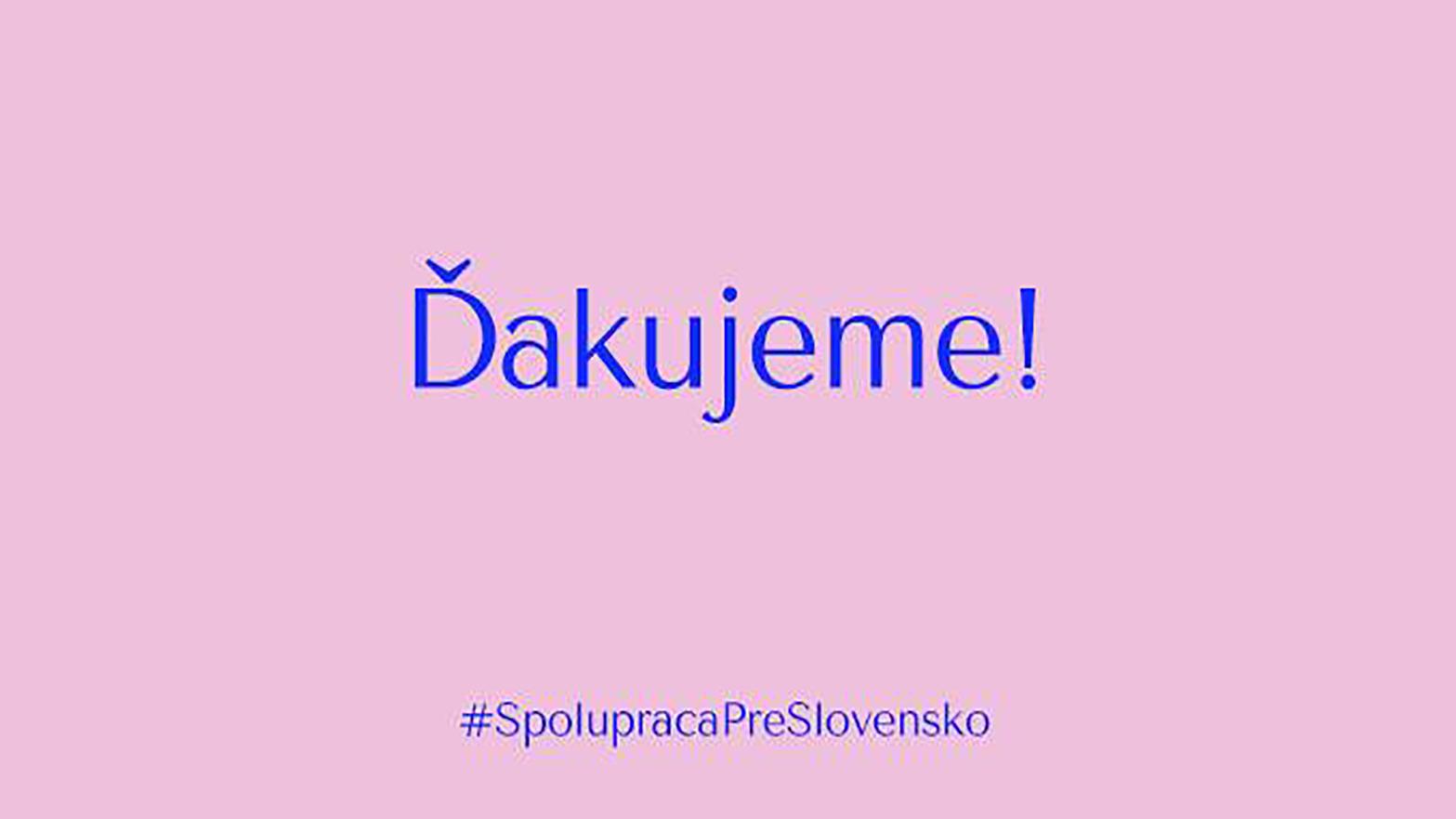 ÚMS podporuje iniciatívu „Poďakovanie zdravotníčkam a zdravotníkom“