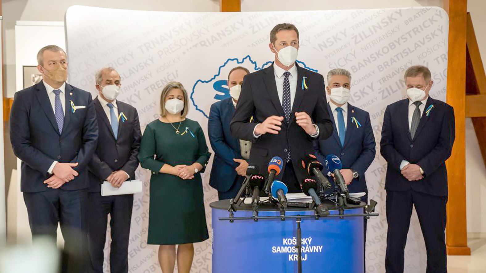 Samosprávne kraje vyjadrujú podporu Ukrajine 