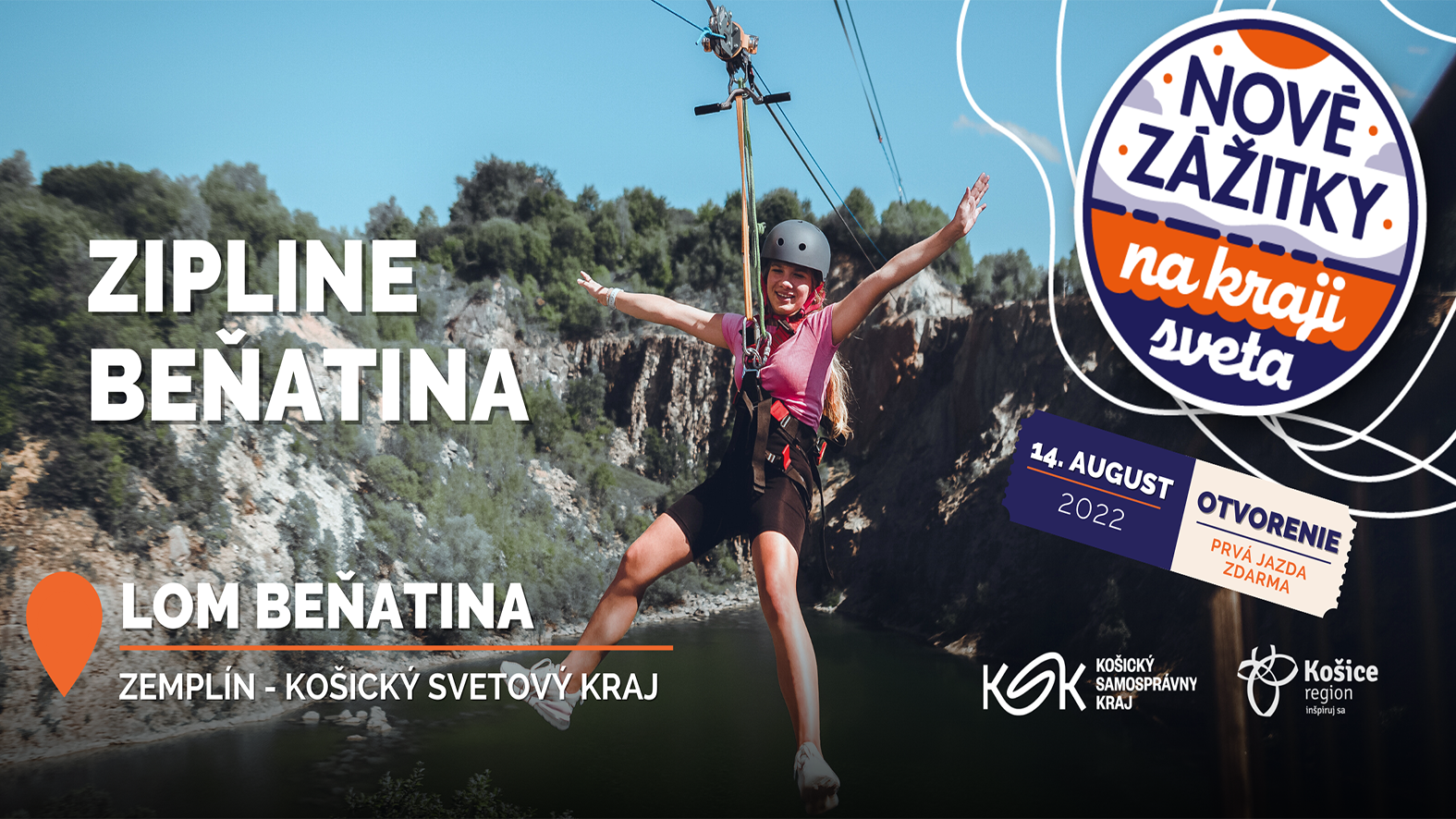Zipline v Beňatine bude východoslovenský unikát 