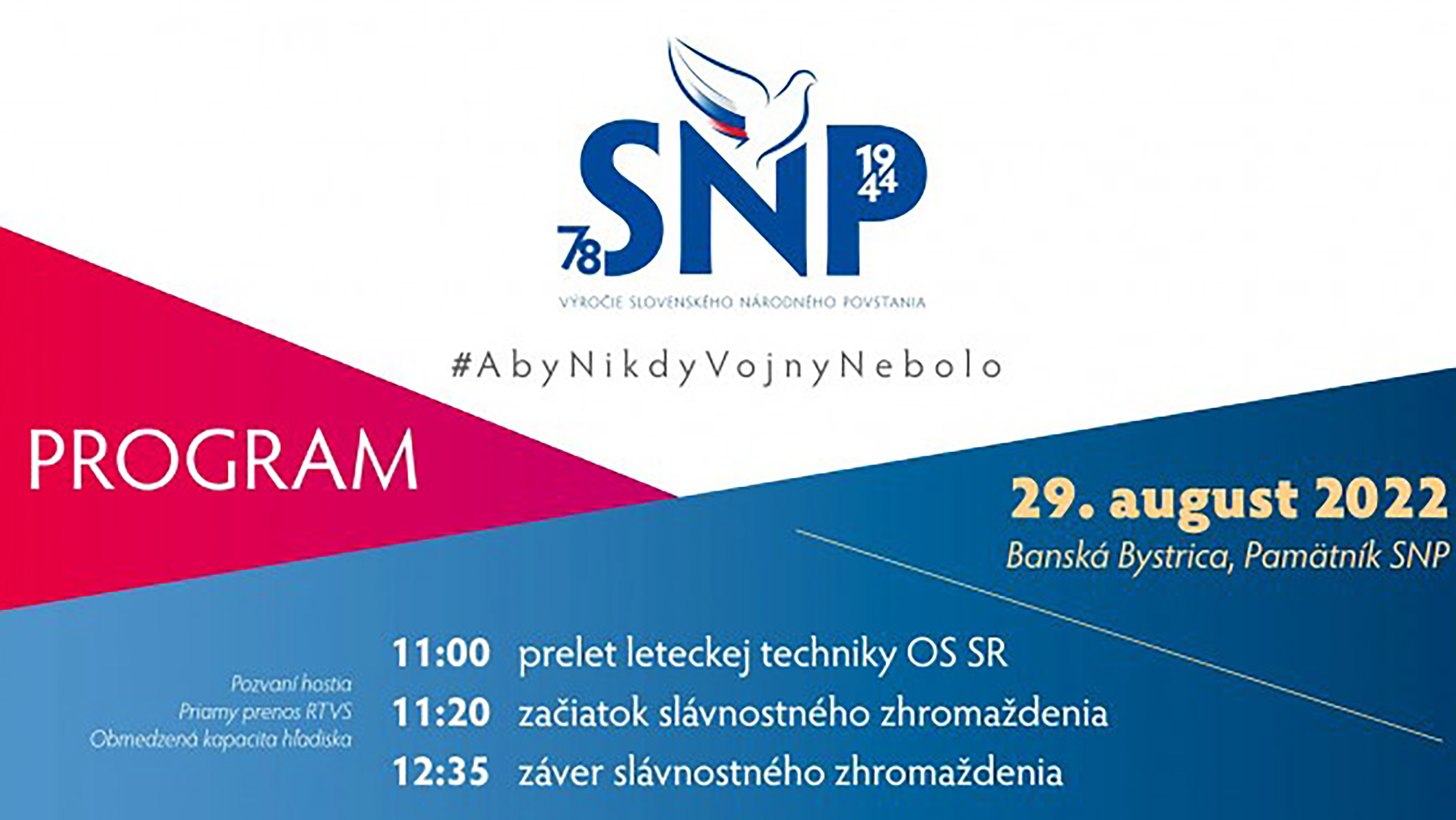 Celoštátne oslavy 78. výročia SNP v B. Bystrici sa začnú o 11. hodine 