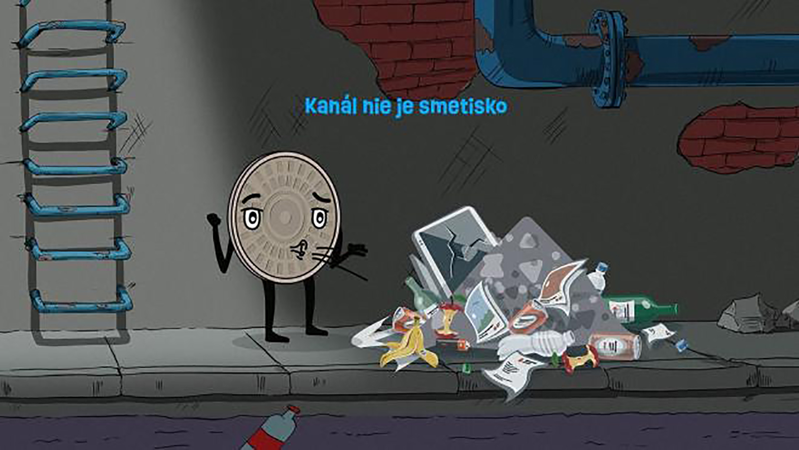 Spustili kampaň Kanál nie je smetisko, cielená je najmä na deti  