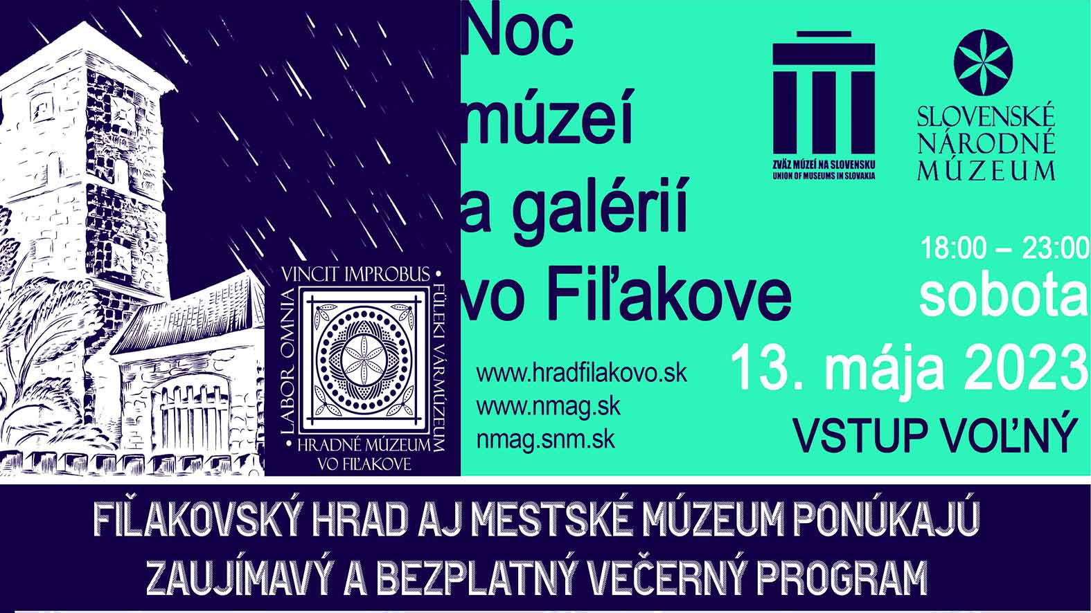 Noc múzeí a galérií 2023 vo Fiľakove 
