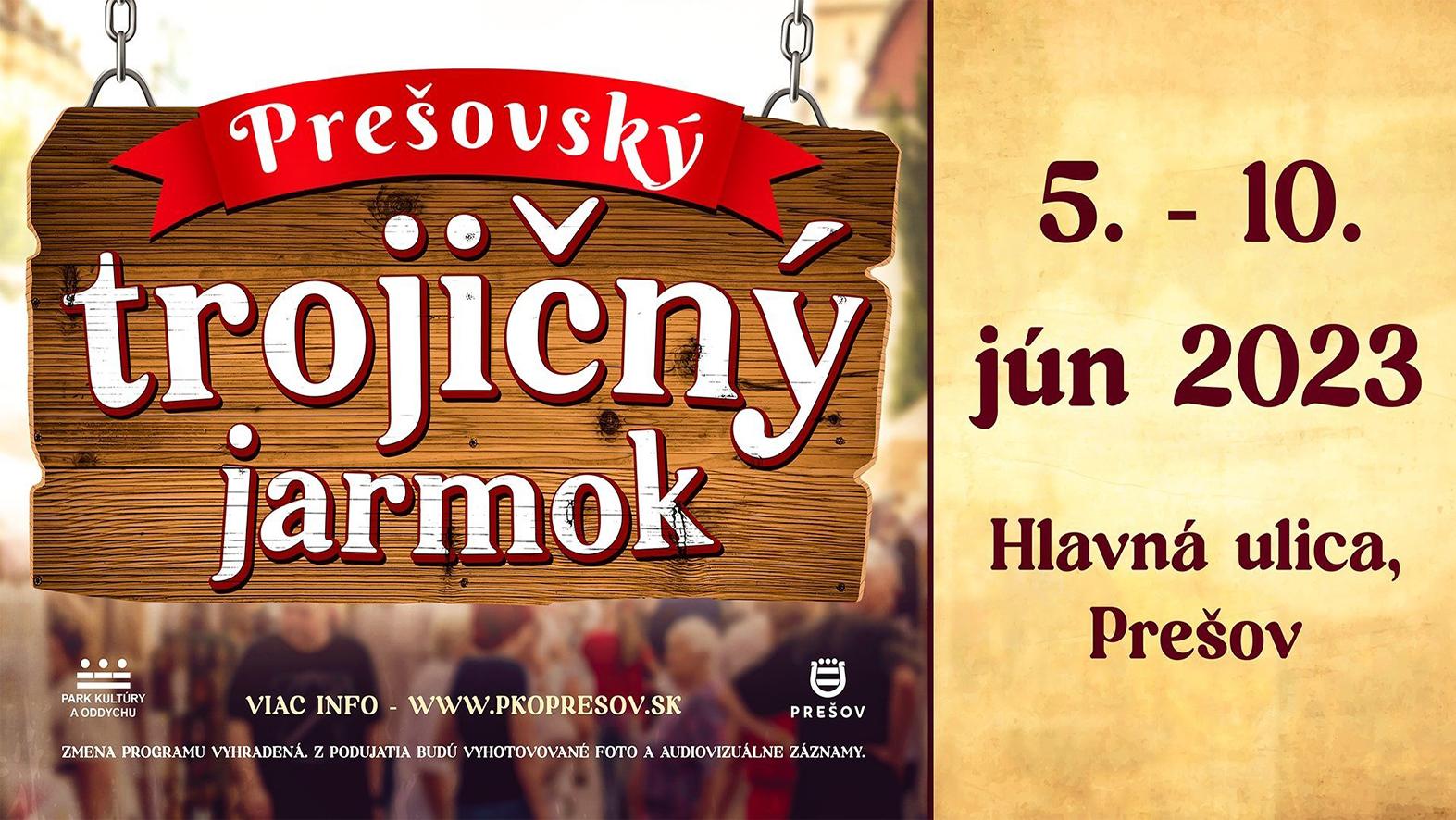 Prešovský trojičný jarmok potrvá rekordných šesť dní