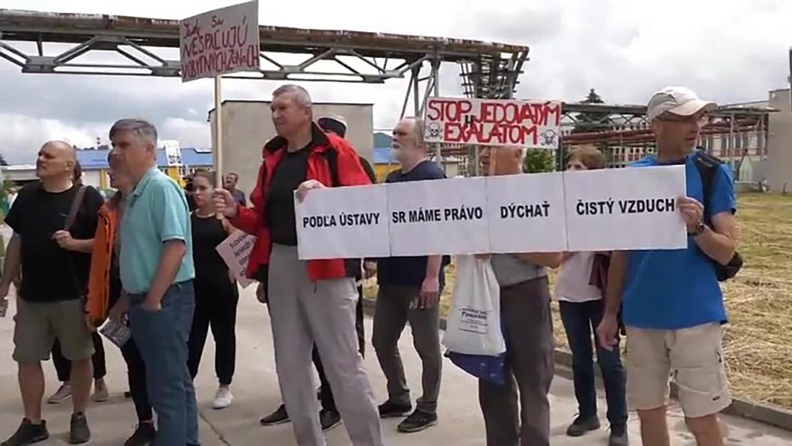 V Kysuckom N. Meste protestovali proti spaľovni, prevádzkovateľ kritiku odmieta