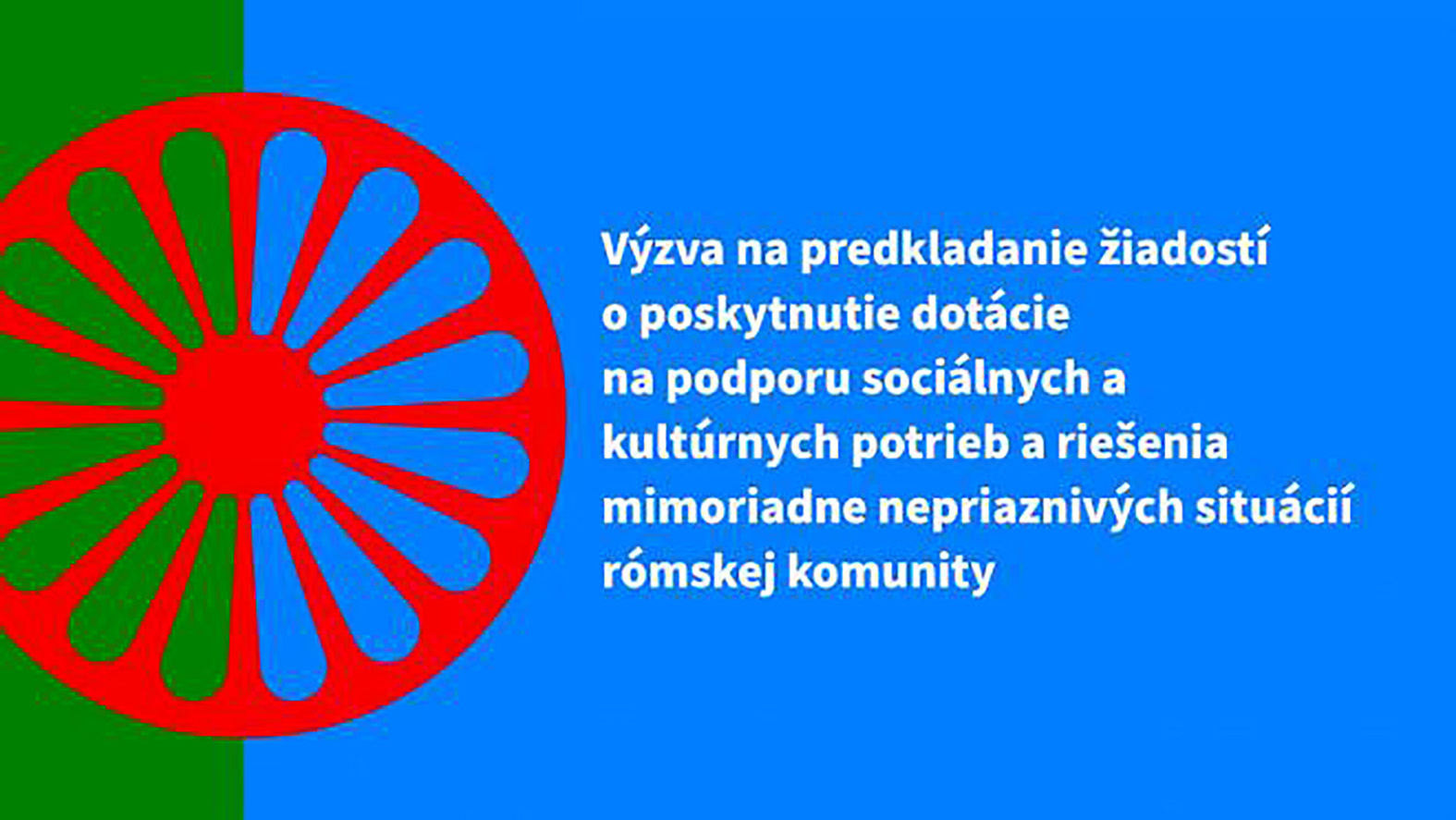 Výzva na podporu riešenia mimoriadne nepriaznivých situácií rómskej komunity